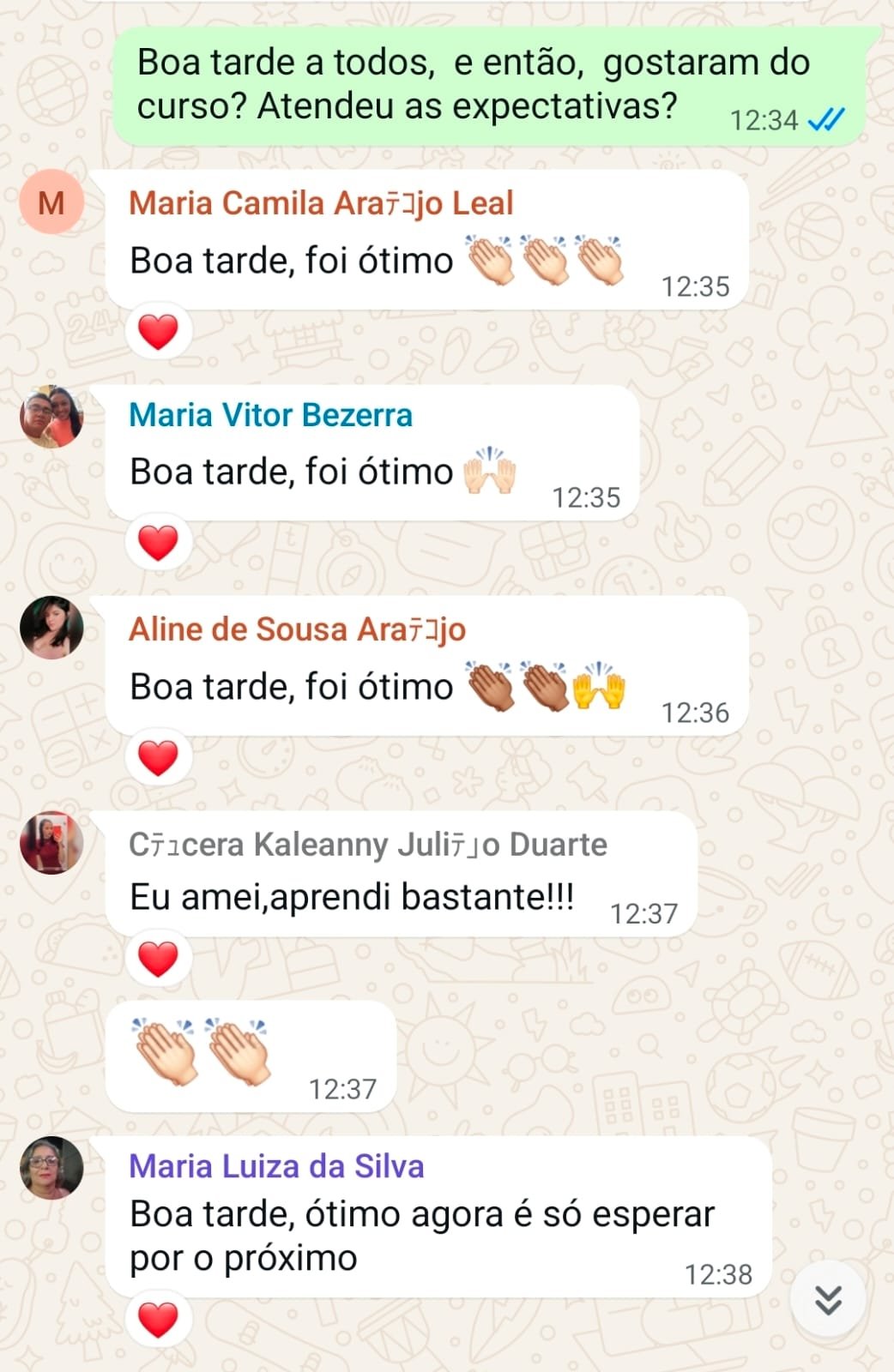 Depoimento de aluno 2